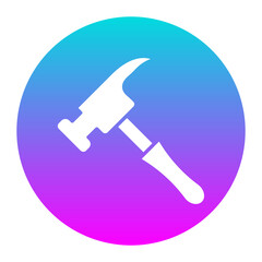 Wall Mural - Hammer vector icon. Can be used for Home Improvements iconset.