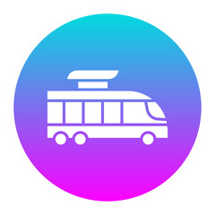 Sticker - Transportation vector icon. Can be used for Vacation Planning iconset.