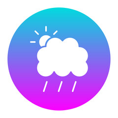 Poster - Local Weather vector icon. Can be used for Vacation Planning iconset.