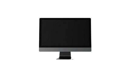 Wall Mural - monitor computer on transparent background