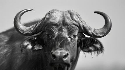 Wall Mural - portrait of a bull