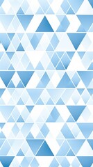 Wall Mural - A serene pattern of blue and white triangles arranged harmoniously, perfect for enhancing contemporary living spaces