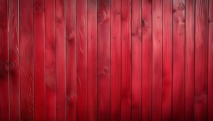 Wooden Texture - Red Wooden Background Table for Product Placement or Mockup - Planks of Natural Wood set up Vertically - Space for Copy - Timber Boarding Background