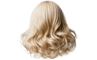 Close-up back woman  head hair long wavy Ethereal Waves of Gold