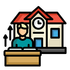 Sticker - School Improvement Icon