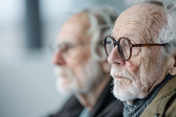 Poster - a detailed documentary photograph examining the role of interest rates in retirement planning, featu