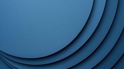 Canvas Print - A sleek blue background with a gradient from deep navy to light sky blue