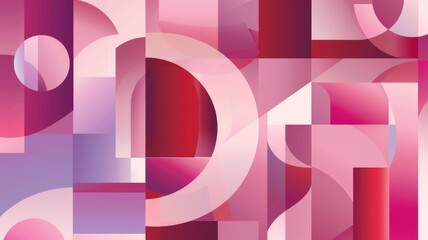 Poster - Abstract background wallpaper. pink, red and purple shapes, giving the impression of depth and perspective