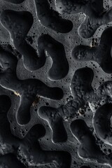 Aufkleber - Abstract black geometric patterns with intricate detail