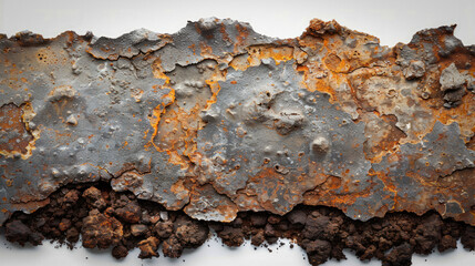 Wall Mural - Dirt cross section