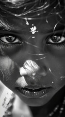 Poster - Sad indian girl