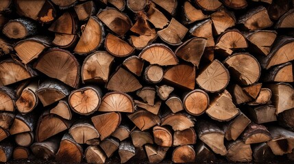 Sticker - logs wood texture background