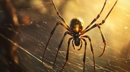 up golden orb