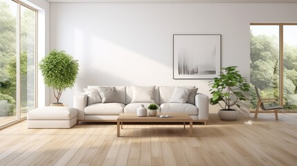 Poster - bright clean house interior