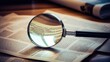 © PikePicture - examine magnify glass paper