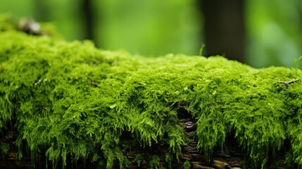 Canvas Print - green moss texture