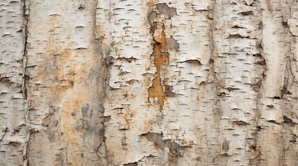 Sticker - peeling birch bark texture