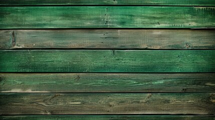 Wall Mural - rustic green background wood