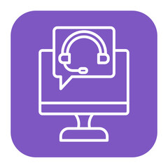 Sticker - Online Support Icon