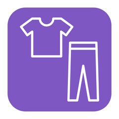 Canvas Print - Clothes Icon