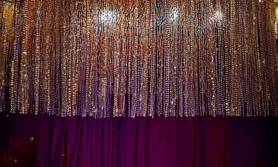 Sticker -  A beaded screen in a Parisian cabaret