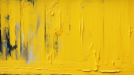 Wall Mural - stroke yellow brush strokes