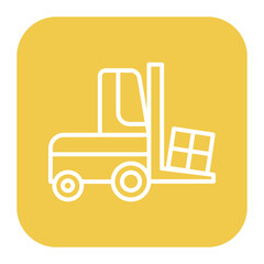 Poster - Forklift Icon