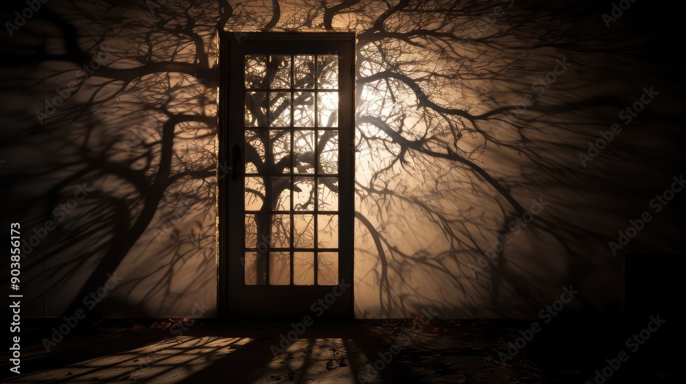 framed door silhouette