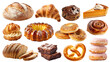 © Rawpixel.com - PNG artisan bakery food element set, transparent background