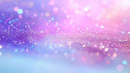 Wall Mural - colorful bokeh background with soft pastel hues of pink, blue, and purple creating a dreamy, magical