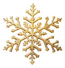 Poster - PNG Christmas gold snowflakes white white background celebration.