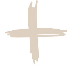 Aufkleber - Abstract Doodle Line Element Icon. Irregular Imperfect Hand Drawn Childish Shape Silhouette. 