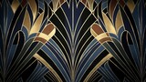 Art deco wallpaper pattern