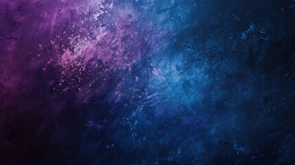 Aufkleber - Dark grainy blue and purple backdrop