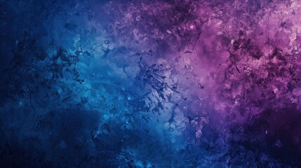 Aufkleber - Dark grainy blue and purple backdrop