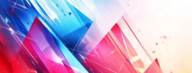 Poster - Background for business technology presentations with abstract colors. Styled in a futuristic technology style.