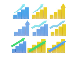 business graph illustration transparent png