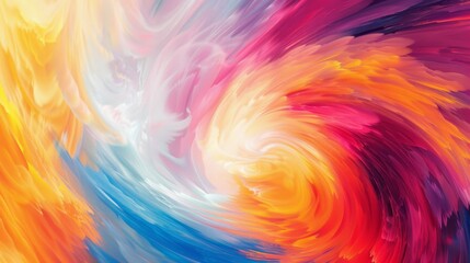 Wall Mural - Abstract background with swirling, vibrant colors creating a dynamic flow.