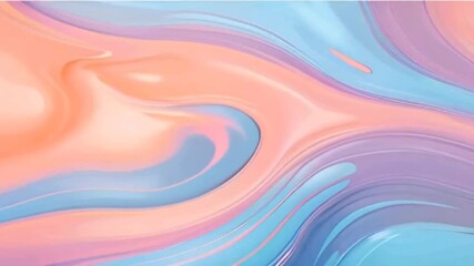 Wall Mural - abstract colorful background with waves