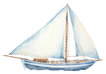 Sticker - PNG Yacht watercraft sailboat vehicle.