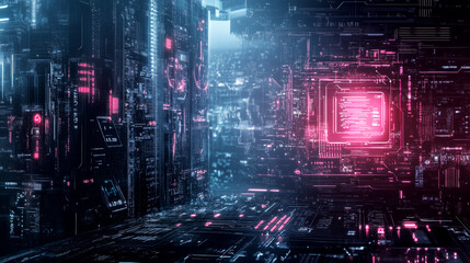 Poster - technology background
