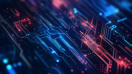 Poster - technology background