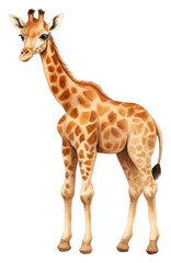 Sticker - PNG Giraffe wildlife animal mammal.