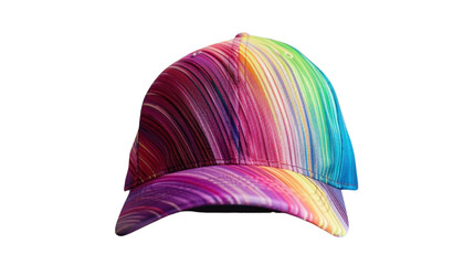 Wall Mural - Colorful cap hat on transparent background