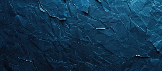 Fototapete - High resolution photograph of a dark blue paper texture background with space for copying
