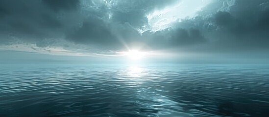Poster - Background filled with an illuminating copy space image