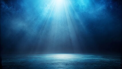 dark blue backdrop with subtle black undertones and a blurred, gradient-like effect, illuminated by 