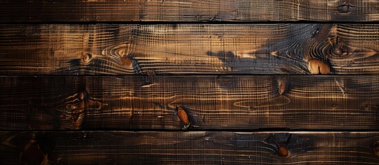 Poster - Texture of a wooden surface with an empty space available for inserting an image. . image with copy space