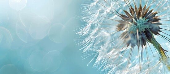 Aufkleber - A detailed close up of a dandelion with plenty of copy space image available