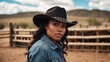 © Outlier Artifacts - Beautiful Black Cowgirl on Ranch